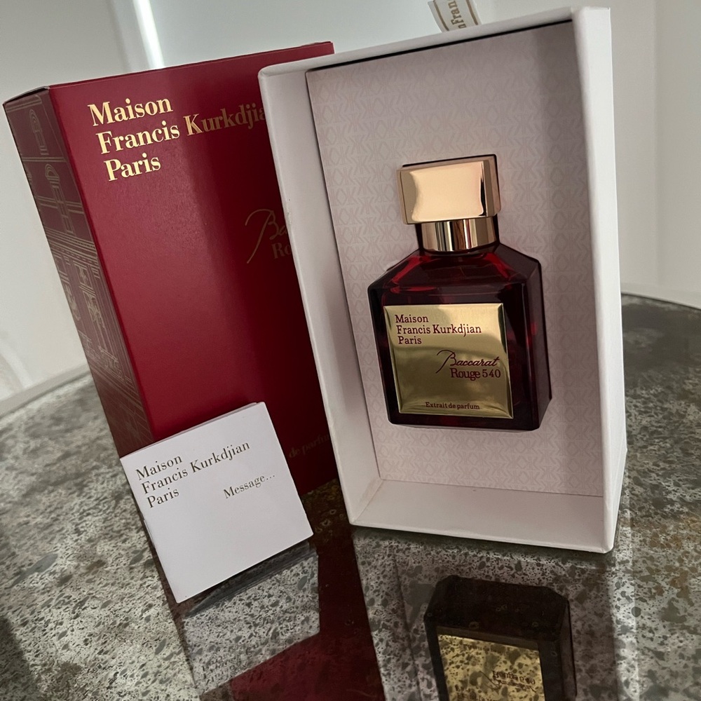 Maison Francis Kurkdjian Rouge 540 in Red and Gold